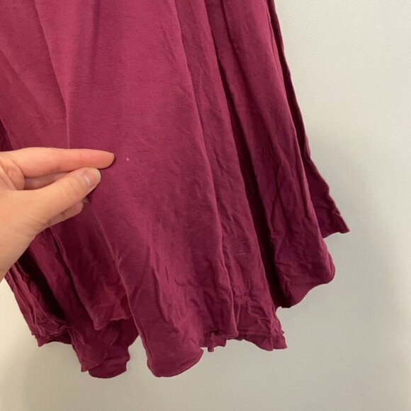 TORRID 1 Plus Size Babydoll Super Soft Ruched Sweetheart Neck Sharkbite Hem Top - Picture 9 of 16